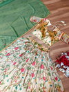 Pc 379 Kalamkari Printed Designer Malhari Silk Lehenga Choli Wholesale Online